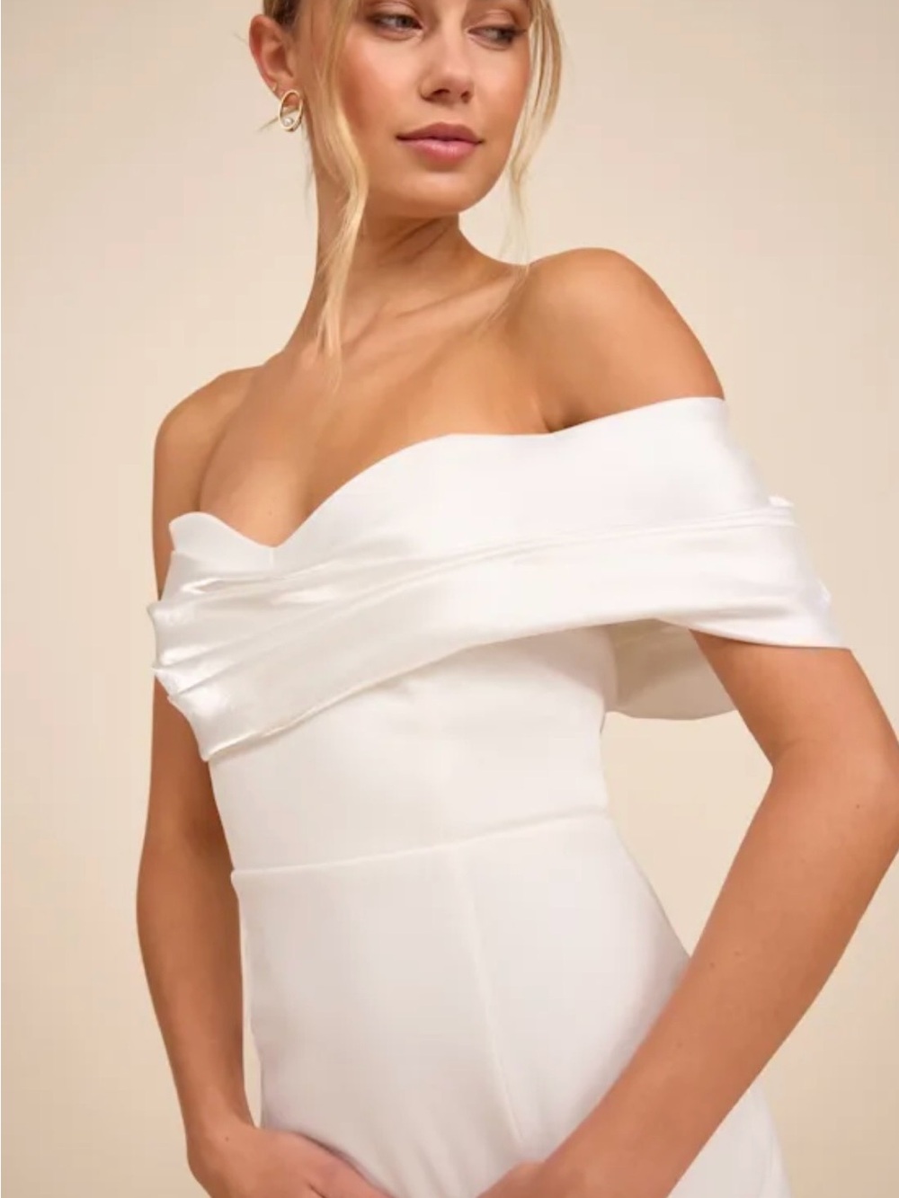 Lulus Beaumont White Asymmetrical Mermaid Maxi Dress - Picture 3 of 5